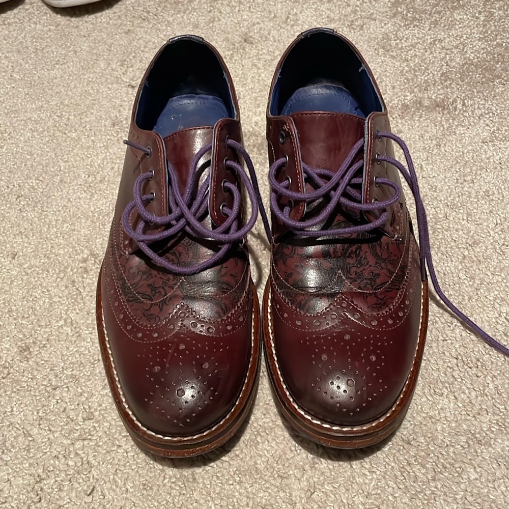 Barely worn ted baker shoes 7.5